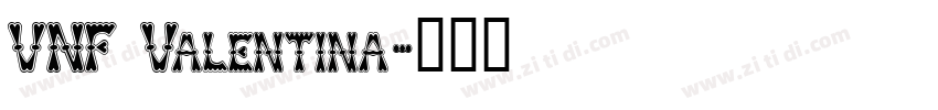 VNF Valentina字体转换